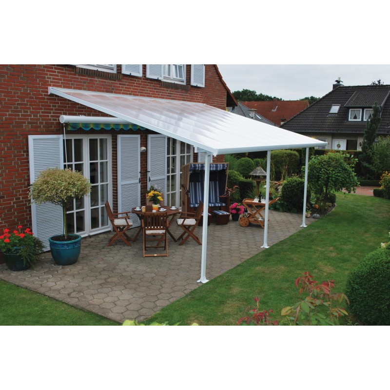 Palram 10x24 Feria Patio Cover Kit - White (HG9324)