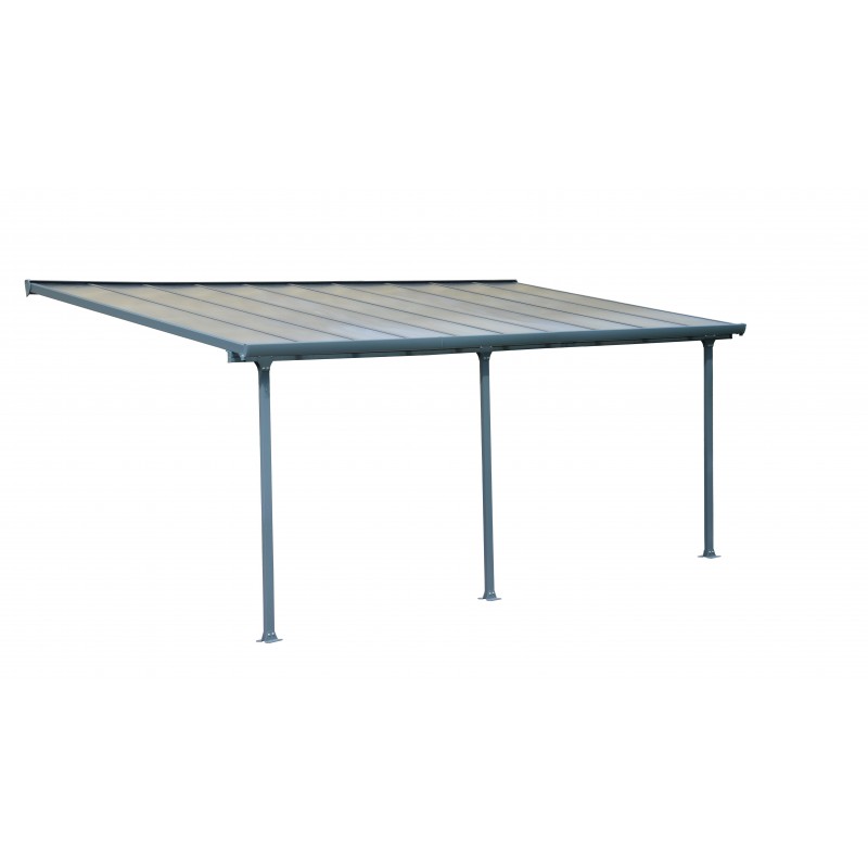 Palram 10x20 Feria Patio Cover Kit - Gray (HG9420)