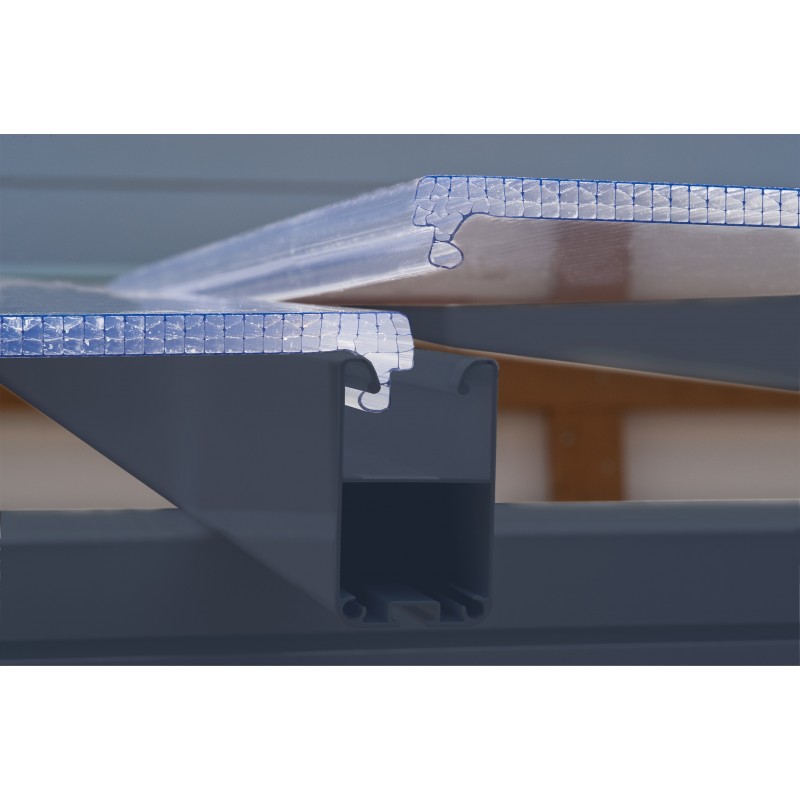 Palram 10x20 Feria Patio Cover Kit - Gray (HG9420)