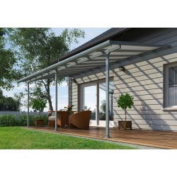Palram 10x24 Feria Patio Cover Kit - Gray (HG9424)