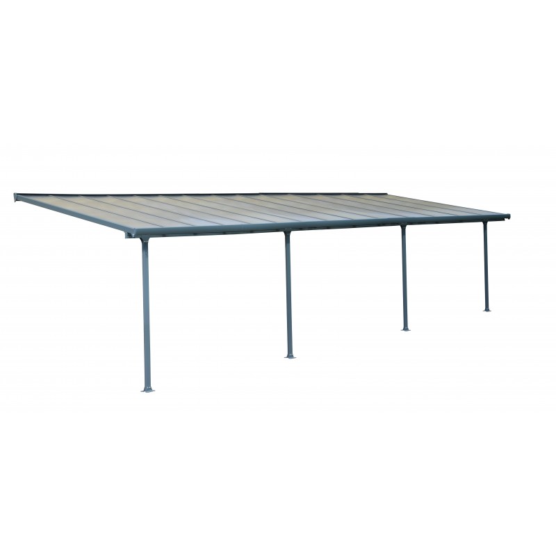 Palram 10x28 Feria Patio Cover Kit - Gray (HG9428)