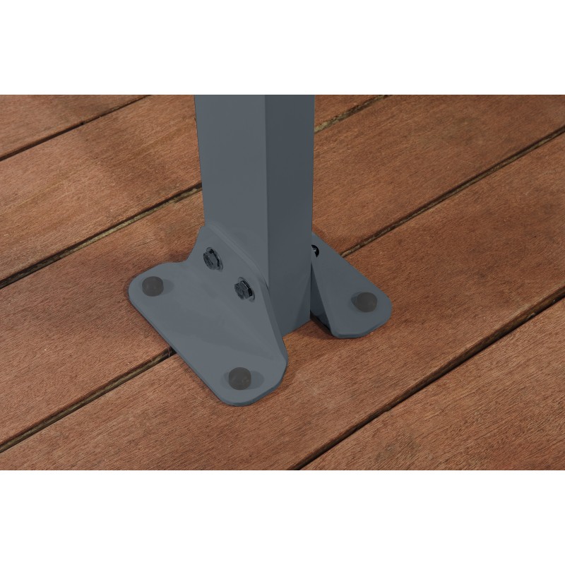 Palram 10x28 Feria Patio Cover Kit - Gray (HG9428)