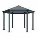 Palram 14 x 12 Roma Garden Gazebo - Gray (HG9180) Palram 14 x 12 Roma Garden Gazebo - Gray (HG9180)