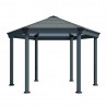 Palram 14 x 12 Roma Garden Gazebo - Gray (HG9180) Palram 14 x 12 Roma Garden Gazebo - Gray (HG9180)