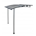 Palram Vega 2000 7 x 7 Awning - Gray/Clear (HG9565) Palram Vega 2000 7 x 7 Awning - Gray/Clear (HG9565)