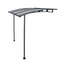 Palram Vega 2000 7 x 7 Awning - Gray/Clear (HG9565)