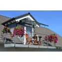 Palram Vega 2000 7 x 7 Awning - Gray/Clear (HG9565) Palram Vega 2000 7 x 7 Awning - Gray/Clear (HG9565)