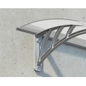 Palram Neo 1350 4 x 3 Awning - Gray/Clear (HG9570)