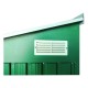 Duramax 8x3 Woodstore Metal Combo Shed Kit - Green (53661)