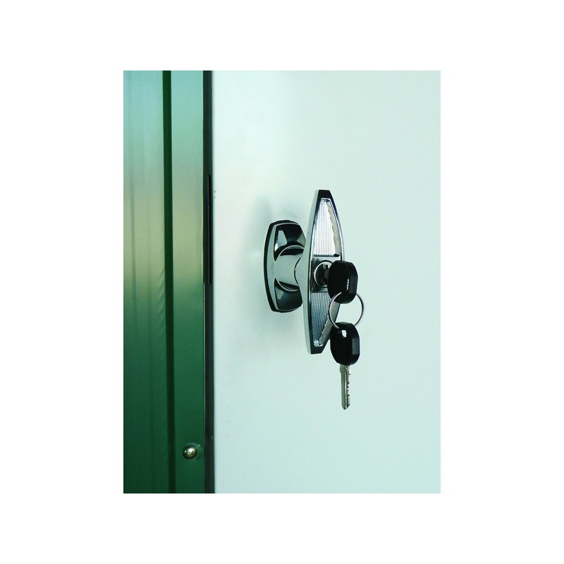 Duramax 8x3 Woodstore Metal Combo Shed Kit - Green (53661)