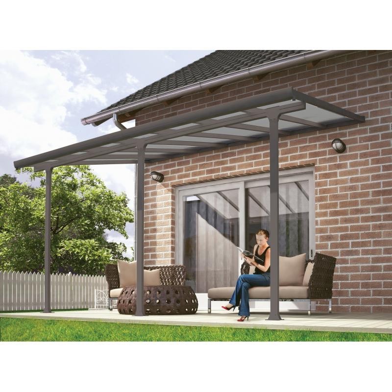 Palram 10x14 Feria Patio Cover Kit Gray Hg9414