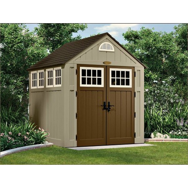 Suncast 2-Pack 7x7 Alpine Storage Shed w/ Floor (BMS7775)