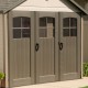 Lifetime 11x18.5 Storage Garage Kit w/ 9ft Wide Doors (60236)