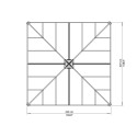 Palram 14x14 Palermo Gazebo 4300 - Gray (HG9154) Palram 14x14 Palermo Gazebo 4300 - Gray (HG9154)