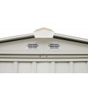 Arrow 6x5 Ezee Storage Shed Kit -  Low Gable, 65 In Walls, Vents - Cream (EZ6565LVCR)