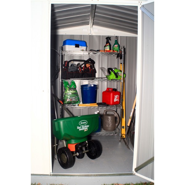 Arrow 6x5 Ezee Storage Shed Kit - Low Gable, 65 In Walls 