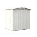 Arrow 6x5 Ezee Storage Shed Kit -  Low Gable, 65 In Walls, Vents - Cream (EZ6565LVCR)