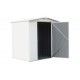 Arrow 6x5 Ezee Storage Shed Kit - Low Gable, 65 In Walls, Vents - Cream (EZ6565LVCR)