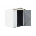 Arrow 6x5 Ezee Storage Shed Kit -  Low Gable, 65 In Walls, Vents - Cream (EZ6565LVCR)