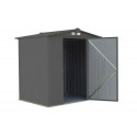 Arrow 6x5 Ezee Storage Shed Kit - Low Gable, 65 in Walls, Vents - Charcoal (EZ6565LVCC)