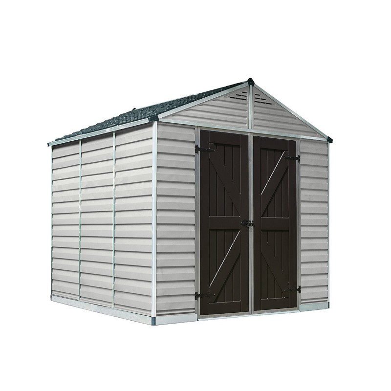 Palram 8x20 Skylight Storage Shed Kit - Tan (HG9820T)