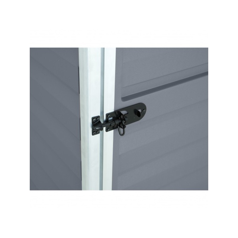 Palram 4x6 Lean-To Skylight Storage Shed Kit - Gray (HG9600T)