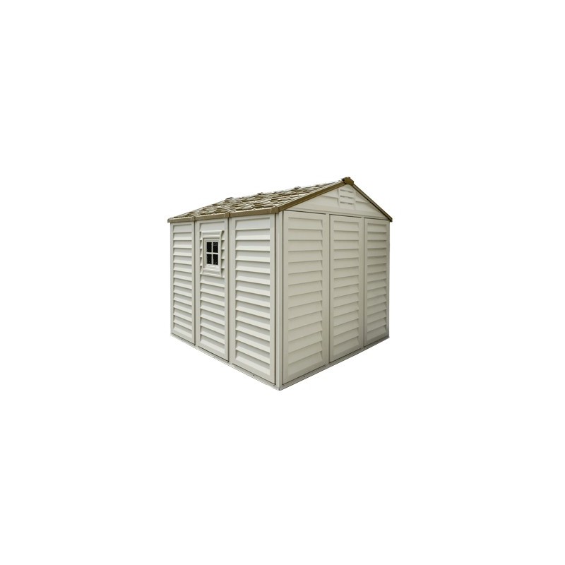 DuraMax 8x8 DuraPlus Vinyl Shed Kit w/ Foundation (30114)