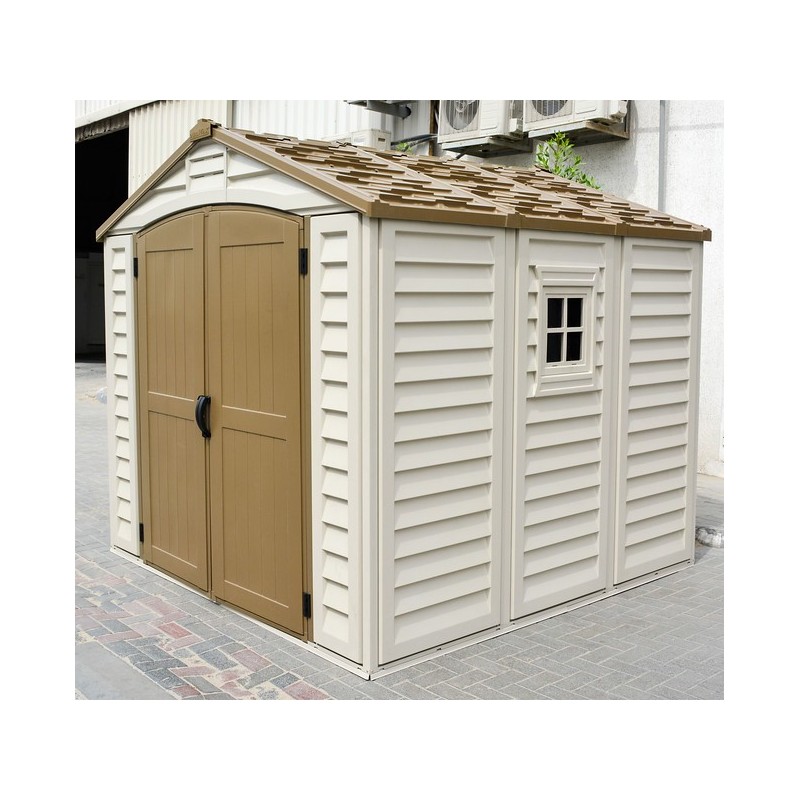 DuraMax 8x8 DuraPlus Vinyl Shed Kit w/ Foundation (30114)