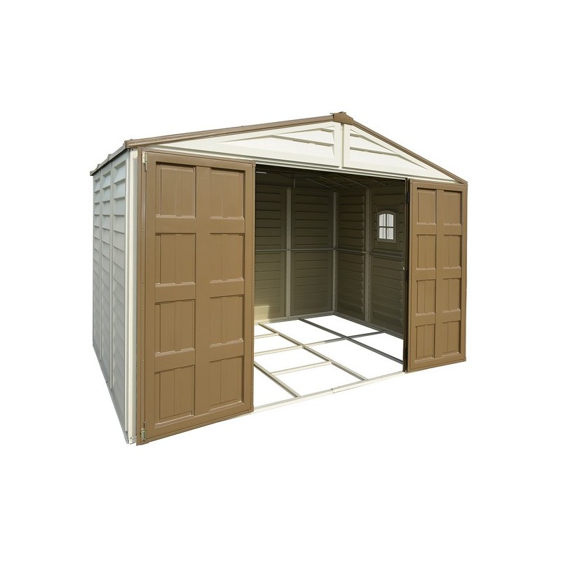 DuraMax 10x8 Woodbridge Plus Vinyl Shed Kit w/ Foundation (40214)