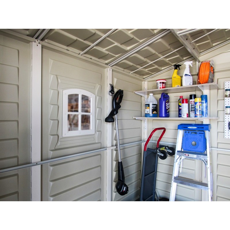 DuraMax 10x8 Woodbridge Plus Vinyl Shed Kit w/ Foundation (40214)