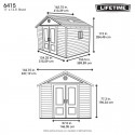 Lifetime 11x26 Outdoor Storage Shed Kit (6415/50125)