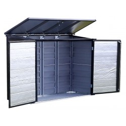 Arrow 6x3 Versa-Shed Locking Horizontal Storage Shelter - Onyx (EVRS63)