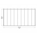 Palram 10x18 San Remo Patio Enclosure Kit w/ Screen Doors  - White (HG9067)