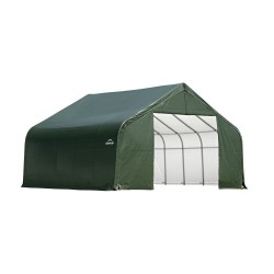 Shelter Logic 28x24x16 Peak Style Instant Garage Kit - Green (86048)