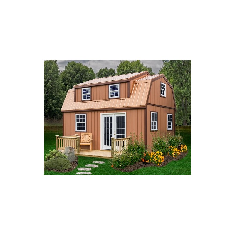 Best Barns 12x24 Lakewood Wood Shed Kit Lakewood 1224