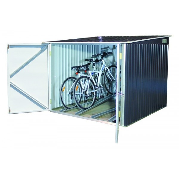 metal bicycle shed