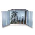 Duramax 6x6 Bicycle Storage Shed Kit - Anthracite w/ White Trim (73051)