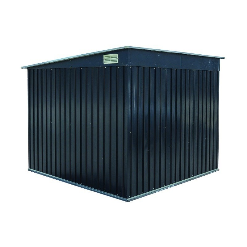 Duramax 6x6 Bicycle Storage Shed Kit - Anthracite w/ White Trim (73051)