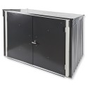 Duramax Trash Bin Storage - Anthracite w/ White Trim (74051)