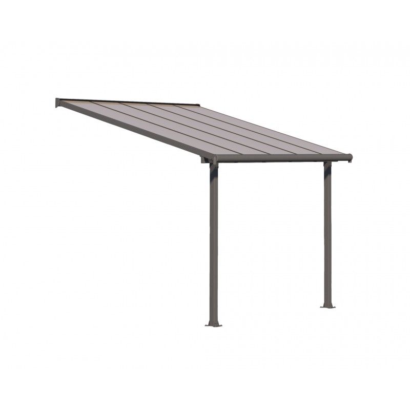 Palram 10x8 Olympia Patio Cover Kit - Gray Bronze (HG8810)