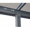 Palram 10x20 Olympia Patio Cover Kit - Gray/Bronze (HG8820)