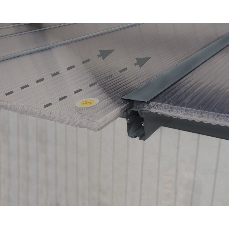 Palram 10x28 Olympia Patio Cover Kit - Gray/Bronze (HG8828)