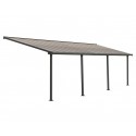 Palram 10x28 Olympia Patio Cover Kit - Gray/Bronze (HG8828)