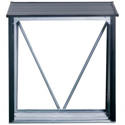 Arrow 4x2 Firewood Rack - Anthracite (90174)
