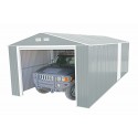 DuraMax 12x26 Imperial Metal Storage Garage Kit - Light Gray (55152)