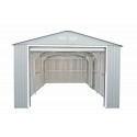 DuraMax 12x32 Light Grey Imperial Metal Storage Garage Building Kit (55252)