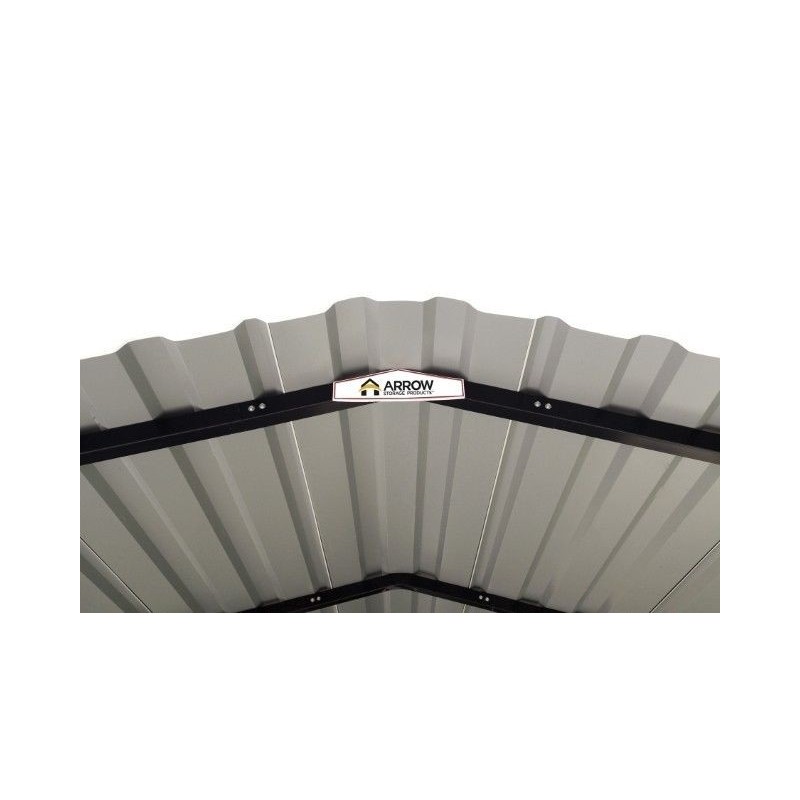 Arrow Steel 10x20x7 Carport Kit - Eggshell White (CPH102007)