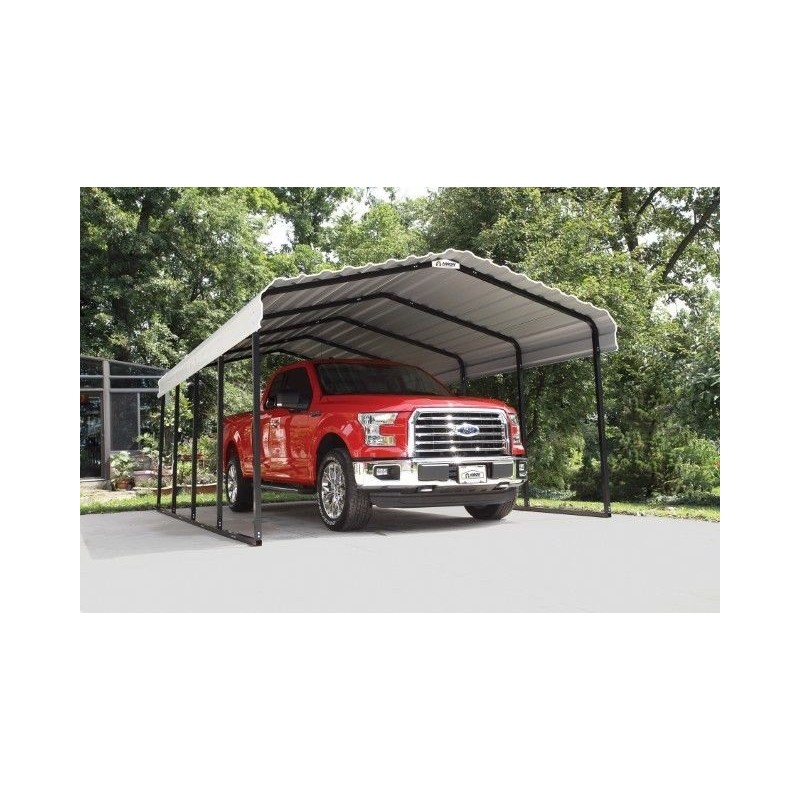 Arrow Steel 12x29x7 Carport Kit - Eggshell White (CPH122907)