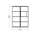 Palram 6x8 Glory Greenhouse Kit (HG6608)