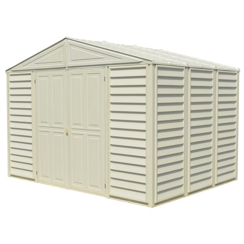 DuraMax Woodbridge 10.5 x 8 Vinyl Storage Shed with 